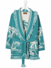 ALANUI SURROUNDED BY THE OCEAN BELTED CARDIGAN