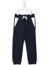 Aigner Logo-tape Track Pants In Blue