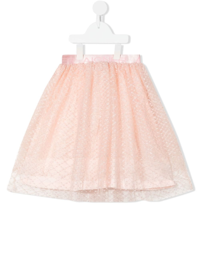 Aigner Kids' Patterned Logo-waist Tutu In Pink