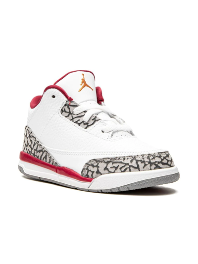 Jordan Babies' Air  3 Mid Sneakers In White