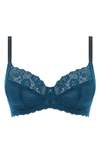 Freya Offbeat Underwire Side Support Bra In Poseidon