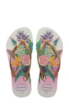 Havaianas Slim Iridescent Flip Flops In Multi