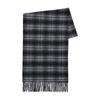 WOOLRICH DOUBLE WOOL CHECK SCARF