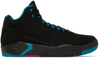Nike Air Flight Lite Mid Men's Shoes In Black,cyber Teal,red Plum,black