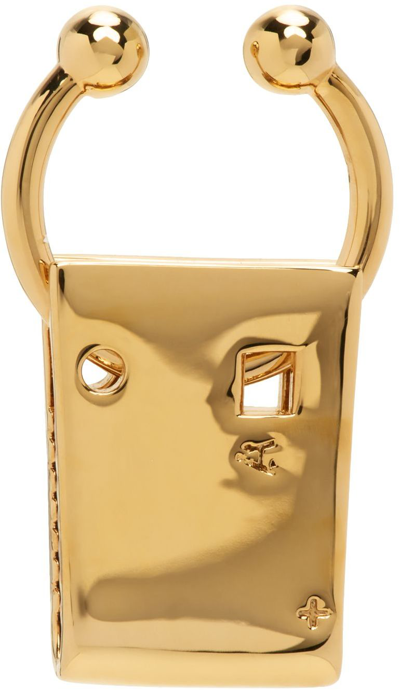 Alyx Gold Lightercap Septum Ring In Gold Shiny