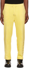 Alyx Logo-print Straight-leg Trousers In Yellow