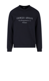 Giorgio Armani Logo-print Cotton-blend Sweatshirt