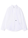 Dsquared2 White Cotton Shirt In Bianco