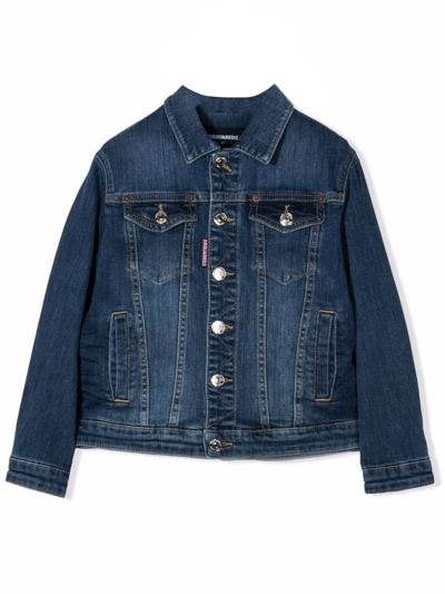 Dsquared2 Kids' Denim Jeans Jacket