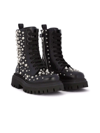 DOLCE & GABBANA BLACK BOOTS UNISEX DOLCE&GABBANA KIDS