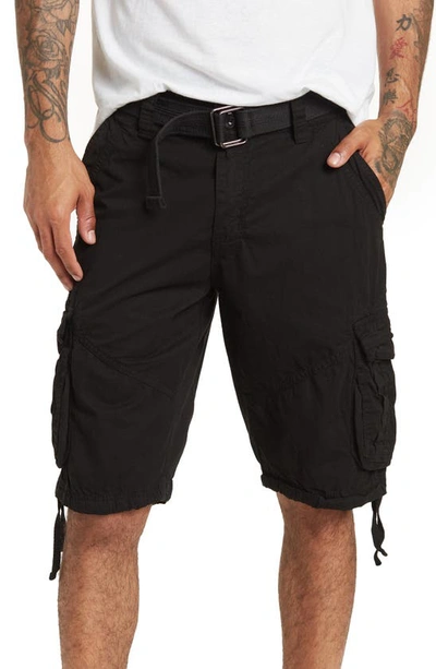 X-ray Belted Cargo Shorts In Black
