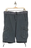 X-ray Belted Cargo Shorts In Steel