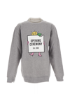 Opening Ceremony Light Bulb Box Logo Print Hoodie In Grey