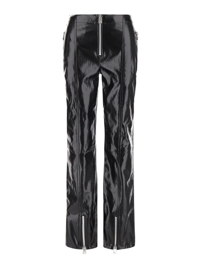 Bottega Veneta Trousers In Lambskin In Black
