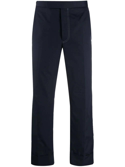 THOM BROWNE CROPPED TAILORED TROUSERS,MTC001G04502415