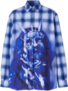 Burberry Sea Maiden Print Check Shirt