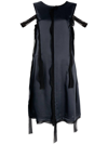 MAISON MARGIELA ASYMMETRIC DISTRESSED-EFFECT DRESS,S51CU0246S53680900