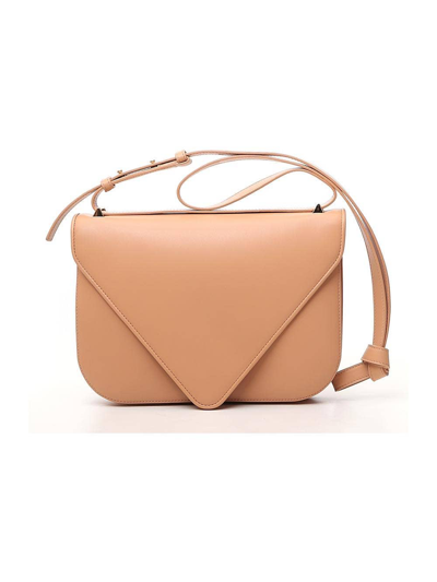 Bottega Veneta Mount Shoulder Bag In Beige