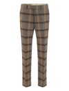 GUCCI CHECKED WOOL TROUSERS,680704ZAHLM2006