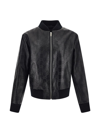 GUCCI GG LEATHER JACKET,673925XNAPN1000
