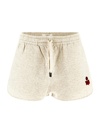 Isabel Marant Étoile Mifikiae Cotton-blend Jersey Shorts In Ivory