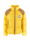 Moncler Genius 8 Moncler Palm Angels Yellow Down Kelsey Jacket In Multicolor