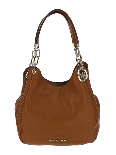 Michael Michael Kors Lillie Shoulder Bag In Brown