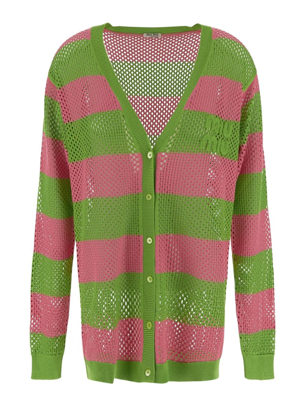 Miu Miu Oversized Open-knit Silk Cardigan In Pink | ModeSens Miu Miu Oversized Open-knit Silk Cardigan In Pink | ModeSens