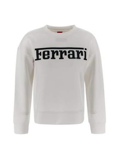 Ferrari White Sweatshirt