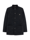 Dickies Stonewashed Duck Unlined Chore Coat In Black