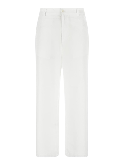 Barena Venezia High-waist Straight-leg Trousers In White