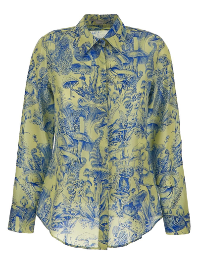 Stella Mccartney Mushroom Shirt In Yellow