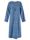 VALENTINO V DETAILED DENIM DRESS,XB3DB01L72P508