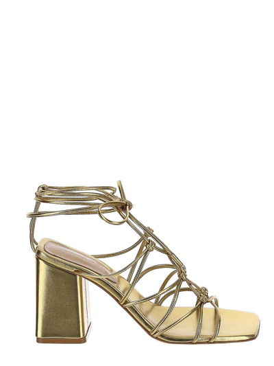 Gianvito Rossi Minas Sandals In Metallic