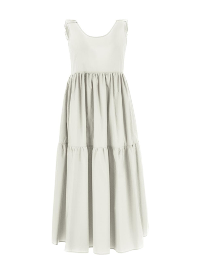 Gentryportofino Sleeveless Dress In White