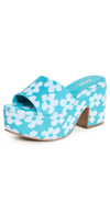 Larroude Larroudé Miso Platform Sandals In Blue