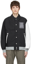Acronym J94-vt 3l Varsity Jacket In Black/multi