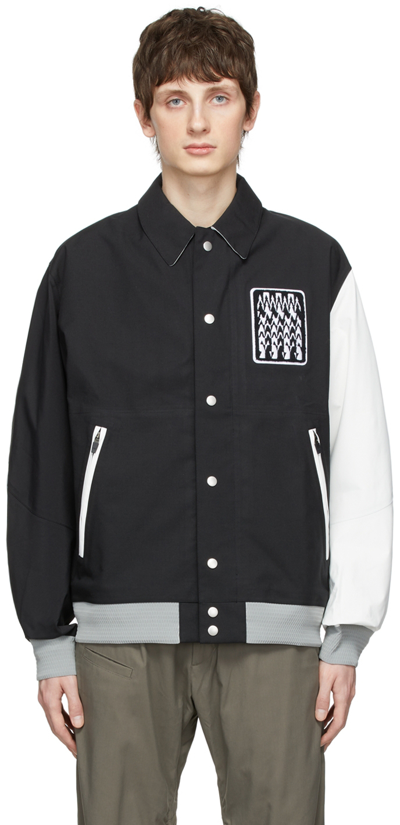 Acronym J94-vt 3l Varsity Jacket In Black & Multi