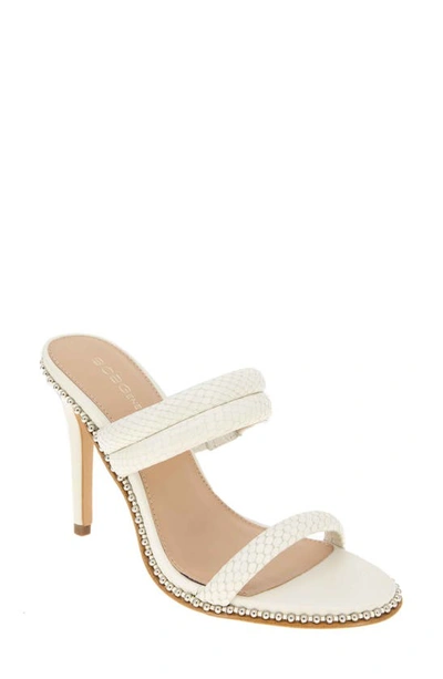 Bcbgeneration Jenni Sandal Heels In Pearl Breach