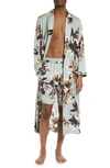 OPEN EDIT LONG SATIN ROBE