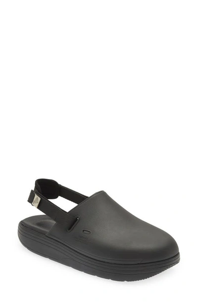 Suicoke Cappo Slingback Sandals In Black