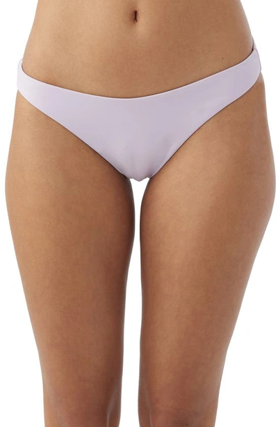 O'neill Saltwater Solids Rockley Bikini Bottoms In Orchid