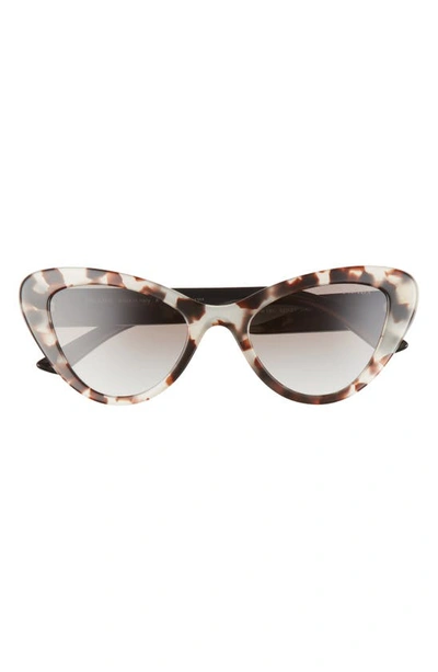 Prada Women's Cat Eye Sunglasses, 52mm In Brown
