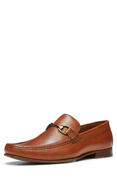 Donald Pliner Leather Bit Loafer In Whiskey