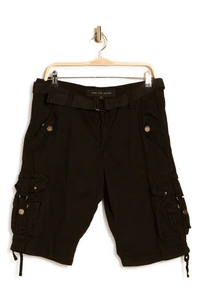 X-ray Belted Cargo Shorts In Black