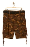 X-ray Belted Cargo Shorts In Brown Camo