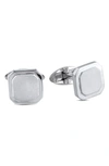 DELMAR STERLING SILVER SQUARE CUFF LINKS