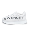 Givenchy Runner White Logo Leather Sneakers In White