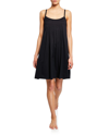 Hanro Juliet Pleated Cotton-jersey Nightdress In Black