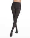 Wolford Opaque Merino Wool Tights In Anthracite